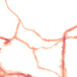 Night-time road noise heatmap for LN1 1UH