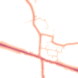 Daytime road noise heatmap for LN1 2AE