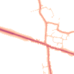 Daytime road noise heatmap for LN1 2AF