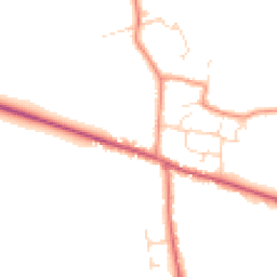Daytime road noise heatmap for LN1 2AY