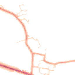 Daytime road noise heatmap for LN1 2BL