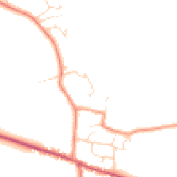 Daytime road noise heatmap for LN1 2BN