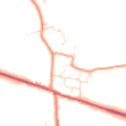 Daytime road noise heatmap for LN1 2BT