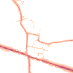 Daytime road noise heatmap for LN1 2BU