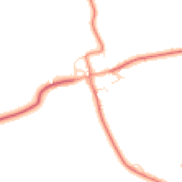 Daytime road noise heatmap for LN1 2DA