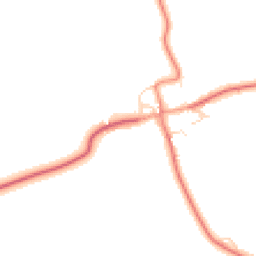 Daytime road noise heatmap for LN1 2DD