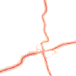 Daytime road noise heatmap for LN1 2DE