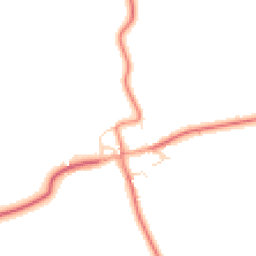 Daytime road noise heatmap for LN1 2DF