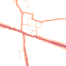 Daytime road noise heatmap for LN1 2DX