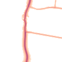 Daytime road noise heatmap for LN1 2ED