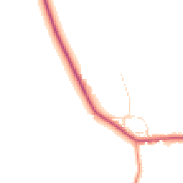Daytime road noise heatmap for LN1 2EN
