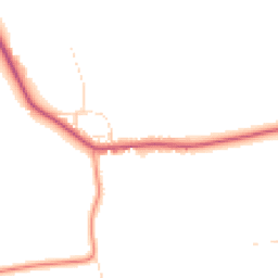 Daytime road noise heatmap for LN1 2EP