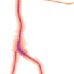 Daytime road noise heatmap for LN1 2EY