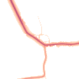 Daytime road noise heatmap for LN1 2GE