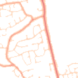 Daytime road noise heatmap for LN1 2HS