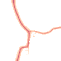 Daytime road noise heatmap for LN1 2LB