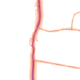 Daytime road noise heatmap for LN1 2LS