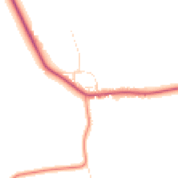 Daytime road noise heatmap for LN1 2SB