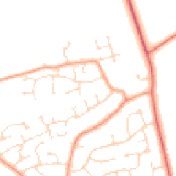 Daytime road noise heatmap for LN1 2SJ