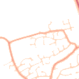 Daytime road noise heatmap for LN1 2SR