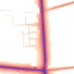 Daytime road noise heatmap for LN1 2TE