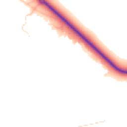 Daytime road noise heatmap for LN1 2WP