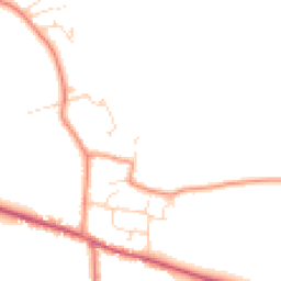Daytime road noise heatmap for LN1 2YX