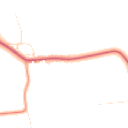 Daytime road noise heatmap for LN1 2ZZ