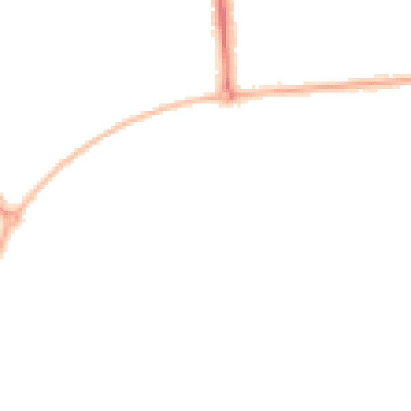 Night-time road noise heatmap for LN1 3EB