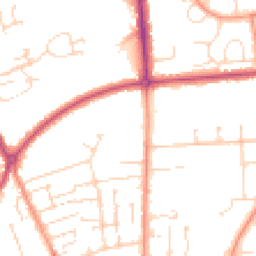 Daytime road noise heatmap for LN1 3ES