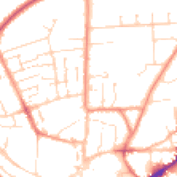 Daytime road noise heatmap for LN1 3FD