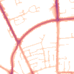 Daytime road noise heatmap for LN1 3JR
