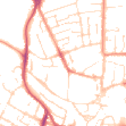 Daytime road noise heatmap for LN1 3LB