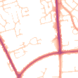 Daytime road noise heatmap for LN1 3PT