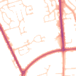 Daytime road noise heatmap for LN1 3PU