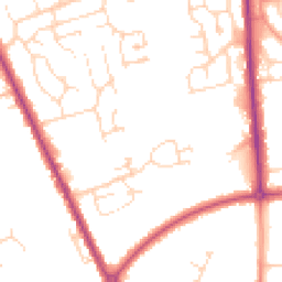 Daytime road noise heatmap for LN1 3PW