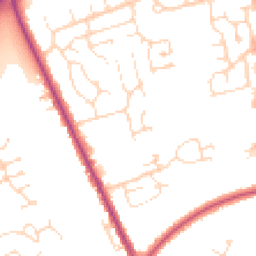 Daytime road noise heatmap for LN1 3XG