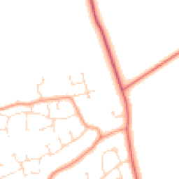 Daytime road noise heatmap for LN1 4AF