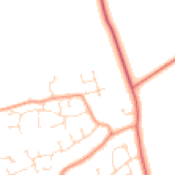 Daytime road noise heatmap for LN1 4AG