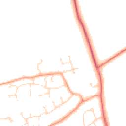 Daytime road noise heatmap for LN1 4AH