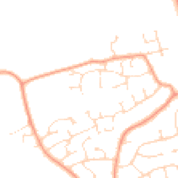 Daytime road noise heatmap for LN1 4AT