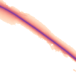 Daytime road noise heatmap for LN1 4AZ