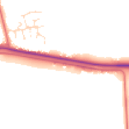Daytime road noise heatmap for LN1 5AB
