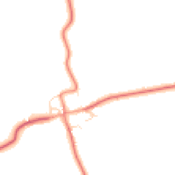 Daytime road noise heatmap for LN1 6BD
