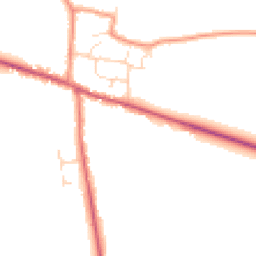 Daytime road noise heatmap for LN1 6BE