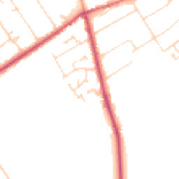Daytime road noise heatmap for LN10 6AD