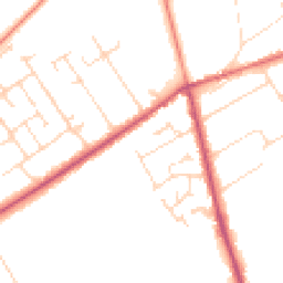 Daytime road noise heatmap for LN10 6AE