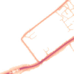 Daytime road noise heatmap for LN10 6AJ