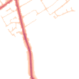 Daytime road noise heatmap for LN10 6AQ