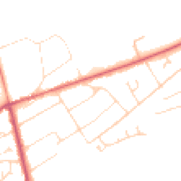 Daytime road noise heatmap for LN10 6AR